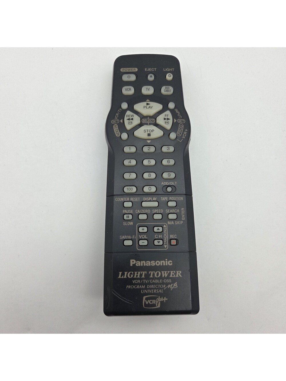 Genuine Panasonic LSSQ0313 Light Tower Remote Control For PV-V4612 VCR - Tested